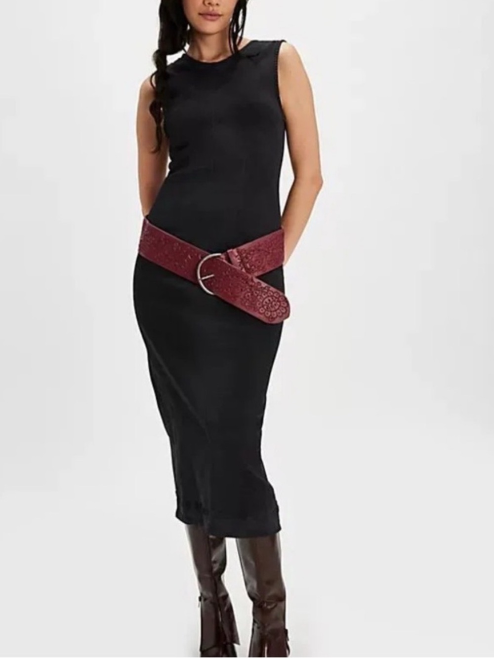 Free People Tell Me About It Midi Dress